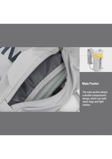 Dianziye Yürüyüş Ve Bisiklet İçin Nefes Alabilen 1.5 Litre Su Torbasıyla Çok Amaçlı Sırt Çantası - Siyah Ve Mavi Çok Renkli