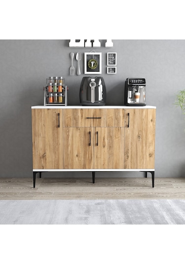 Tanmob Mdl0303 Alt Çok Amaçlı Dolap 4 Kapaklı Çekmeceli Mutfak Do