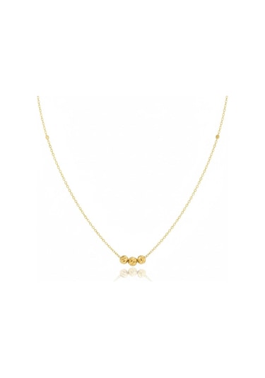 14 Ayar Altın 3'lü Dorikalı Mini Hediyelik Kolye 948 Gold