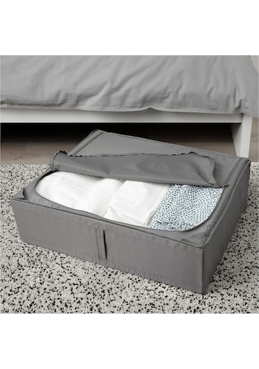 Skubb Hurç, Koyu Gri, 65x53x19 Cm Yatak Altı Yastık Çarşaf Nevresim Giysi Saklama Kutusu Hurç Kutu