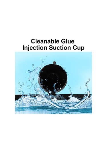 Wezone Plastik Siyah 22x6.5cm Geniş Görünüm Hd Araç Geribakış Aynası Mantar Tutucu