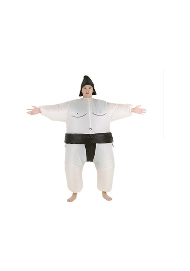 Hfambition Çocuklar İçin Japon Stili Sumo Şişme Kostüm - Halloween Cosplay Prop 1.2-1.45m Çok Renkli