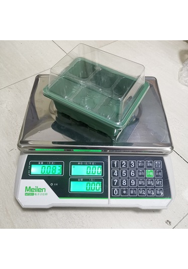 Xindoker 12 Delikli Yeşil Plastik Fide Saksı Seti - Kalın Cisimli, Işıklı Ve Toparlı Tasarım - Fide Yetiştirme İçin Optimal Yeşil