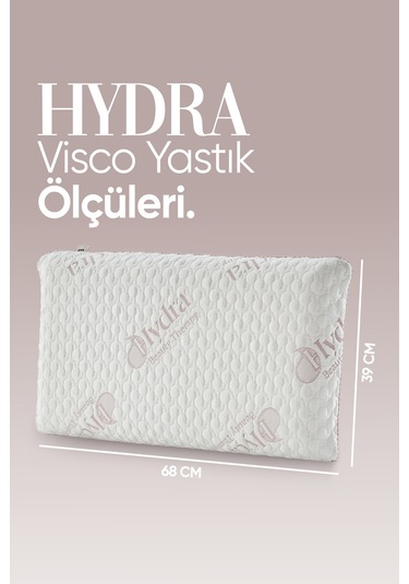 Visko Güzellik Yastığı - Ortopedik Cilt Bakım Yastığı - Beauty Kolajen Ortopedik Visko Yastık Beyaz