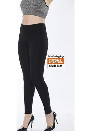 Fsm 4101-02 Plus Kadın Uzun Tayt-siyah Siyah