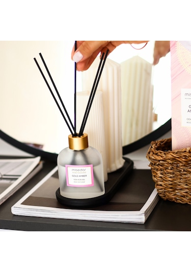 Misedor Gold Amber Çubuklu Oda Kokusu 120 ML