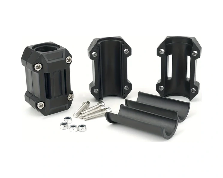 Dream011 Mavi Dayanıklı Plastik Reflektif Motosiklet Tampon Koruyucu - Ayarlanabilir Kayışlı Çizilmeye Dayanıklı