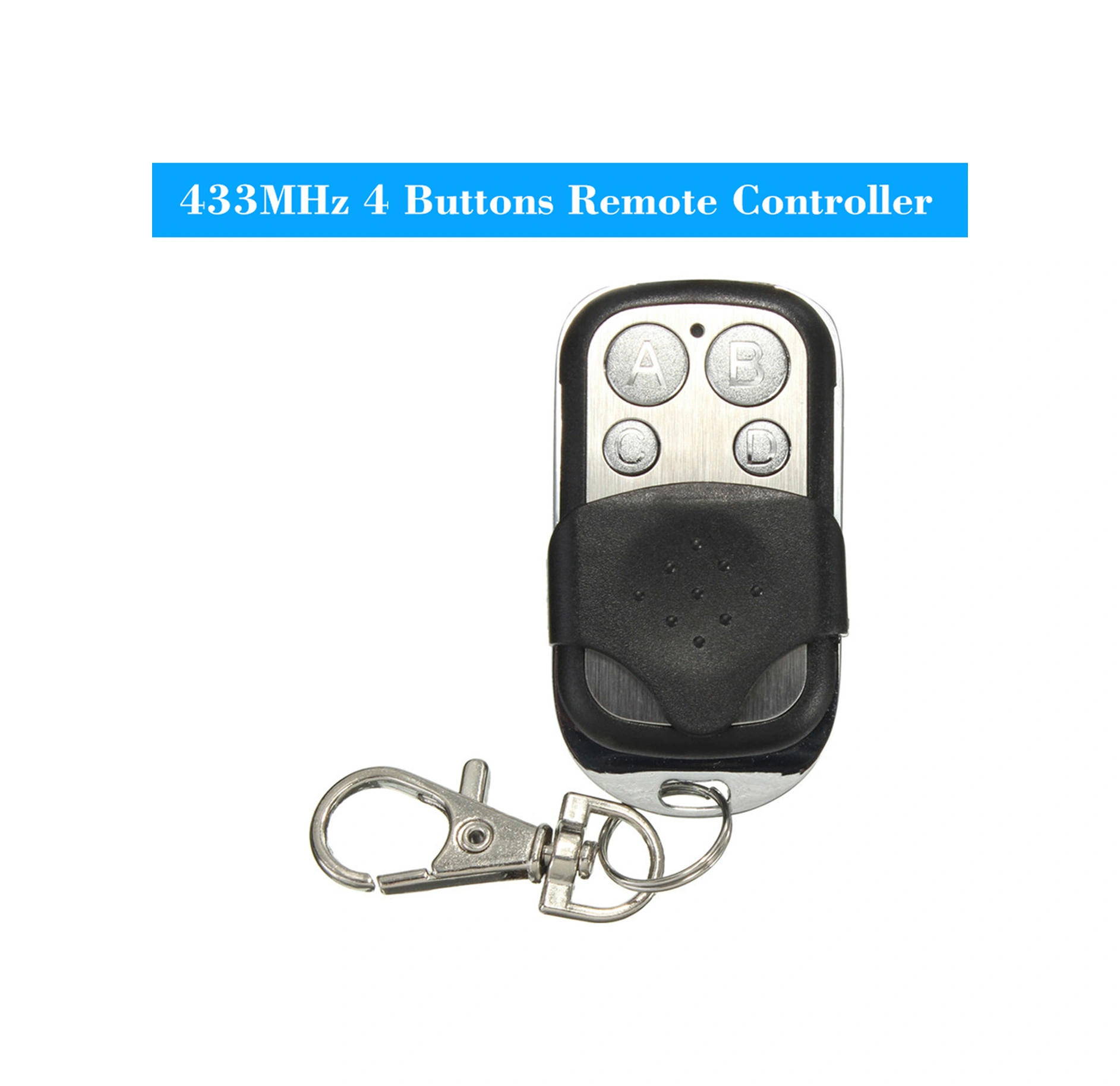 Youtek 433mhz 4 Tuşlu Akıllı Kopyalama Kumanda - Elektrikli Pencere/kapı İçin Kopyalama Fonksiyonu, 12v Pil Dahil Model: Ak12