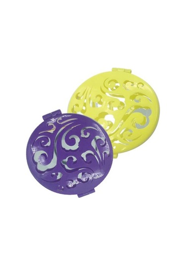 Nascita Renkli İşlemeli Cep ve Çanta Makyaj Aynası