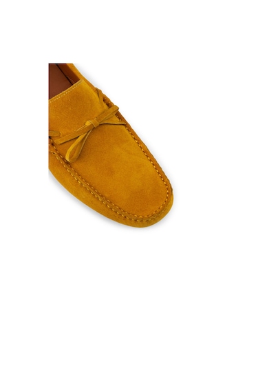 Deery Erkek Hakiki Süet Sarı Makosen - E0919msrıc01