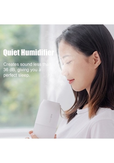 Dancemonkey Usb Taşınabilir Nemlendirici - 2 Püskürtmeli, Led Işıklı, Otomatik Kapanma, Ev & Araç