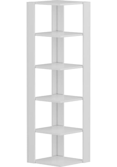 Ankle Köşe Rafı, Kitaplık - Parlak Beyaz