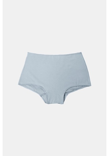 Malabadi Kadın Gri 2 Li Paket Geniş Kenarlı Modal Külot 1053 Gri