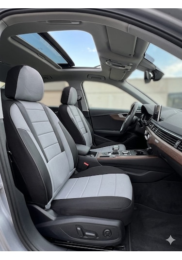 Veloce Gri Serisi Citroen C2 Koltuk Kılıfı Tam Set