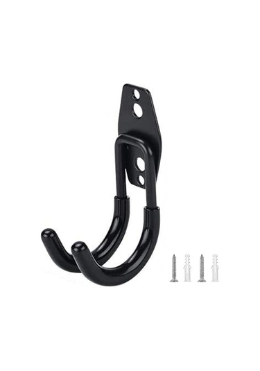 Xindoker "30 Kg Yük Taşıyabilen Çelik Duvar Kancası - Bahçe, Garaj Ve Depo Organizasyonu İçin" Siyah