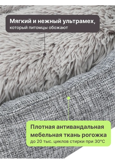 Rıch Breed Kedi Ve Köpekler İçin Kenarlı Yumuşak Yatak 109522470