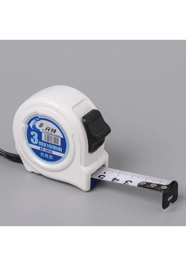 3m19mm-2m 3m 5m Mezura Metrik Çelik Ölçüm Cetveli Mesafe Ölçme Aracı Metre Cetvel Çelik Bant Uzunluğu Metal Ölçme Aletleri