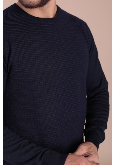 Ferraro Bisiklet Yaka Superfine Yün Kazak - Lacivert Lacivert (490433771) Lacivert