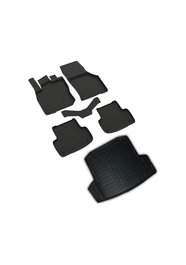 Skoda Octavia Ferrous 4d Havuzlu Kauçuk Paspas Ve Kulaklı 3d Bagaj Havuzu 2021 Ve Üstü