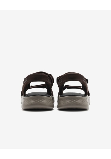Skechers Go Walk Flex Sandal - Easy Entry Erkek Kahverengi Sandalet 229210 Brn Kahverengi