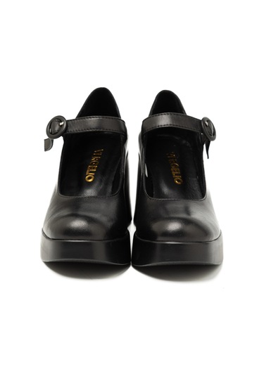 Nero Black Sneaker Günlük Kadın 25k11708 Vergelio Skin Nero Bej