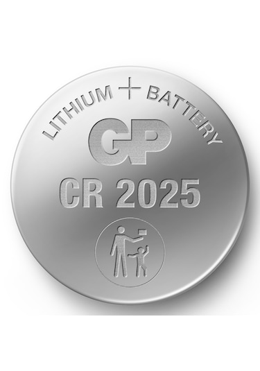 Gp Cr2025 3v Lityum Düğme Pil 20'li Kart 20 Adet Pil