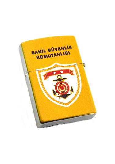 Sahil Güvelik Komutanlığı Baskılı Çakmak Açık Renk