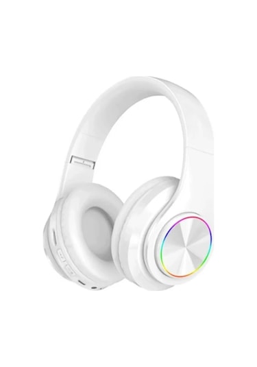 Mercitech B39 Bluetooth 5.0 Kablosuz Işıklı Katlanabilir Kulaküstü  Kulaklık