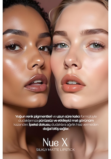 Nue X Silkly Matte Lipstick Kiremit 03 0