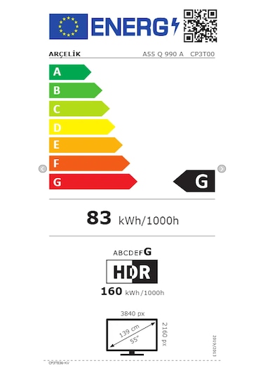 Arçelik A55 Q 990 A Qled Televizyon