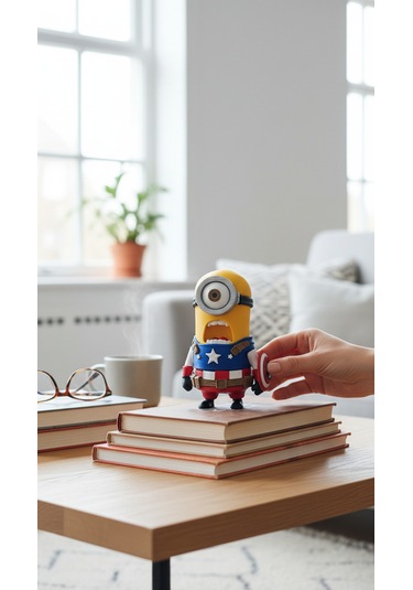 Minion Avanger Superkahraman Serisi Koleksiyon Hediyelik Figür Seti