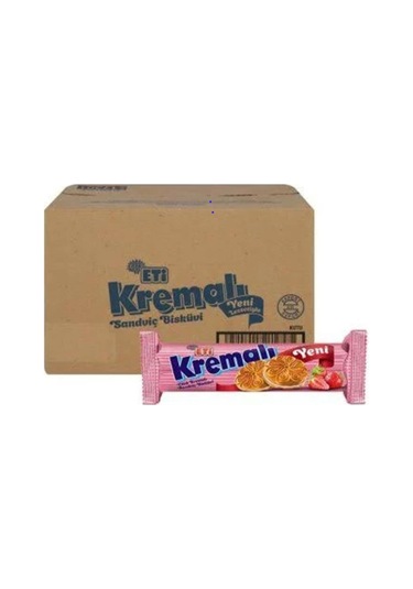Eti Kremalı Çilekli 61 G X 24 Adet