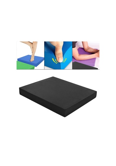 Suntek Denge Pedi Eğitmen Yoga Mat Köpük Esneme Siyah