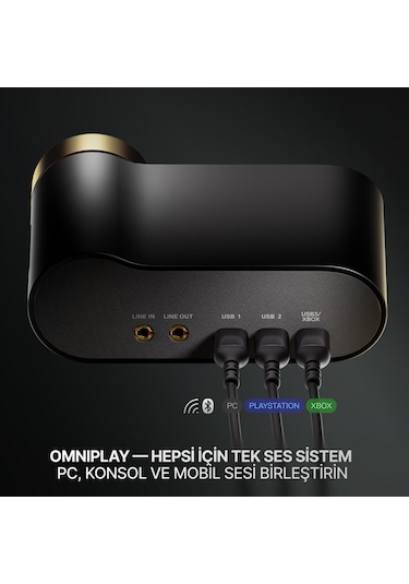 Steelseries Arctis Nova Elite Hi-res Wireless Gaming Kulaklık - Sage Gold