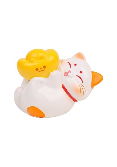 Pazly Süsleme Suntek Şanslı Kedi Figürü 5,6x3,4x4,1-cm-stil-a Ma