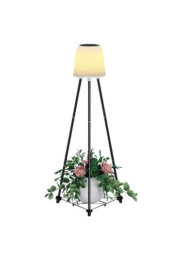 Uzmlight Ack Ag60-06851 Led Ayaklı Solar Sıyah Aplık