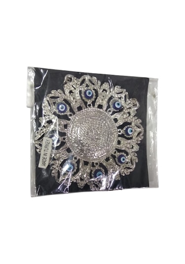 metal nazarlık büyük 13 cm gümüş renk