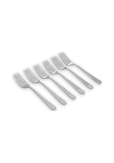 Aryıldız Deniz Yemek Çatal 6 Parça Vakumlu Gümüş