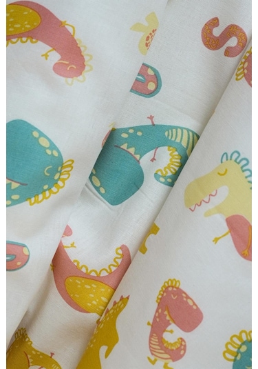 Cotton Collection Pamuk Bebek Nevresim Takımı Dinosaurs