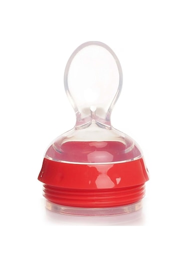 Bebedor Silikon Kaşıklı Biberon 120ml +6 Ay Şeffaf Kod:7509 4 Lü