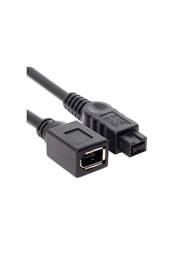 Cbtx CY FW-012-BK 1394 FireWire Adaptör Kablosu 6F-9M 20 cm Siyah