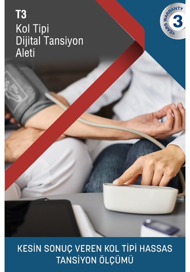 T3 Kol Tipi Dijital Tansiyon Aleti
