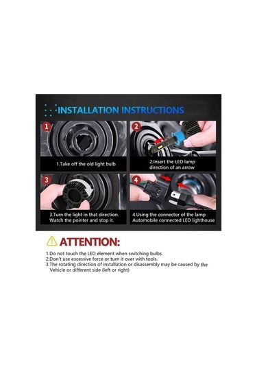 Besthome1 200w Ip67 Suya Dayanıklı Led Farklı Renkli 3000k/4300k/6000k H1 Tipi Ampul - 40000lm Parlaklık Gri Gri