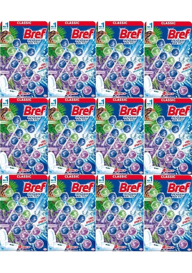 Bref Power Aktiv Klozet Bloğu Çam Ve Lavanta Kokulu 48 Li Set