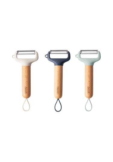 Dancemonkey Ev Mutfak Paslanmaz Çelik Şişe Açacağı Meyve Sebze Rendesi, Küçük Tasarım Ahşap