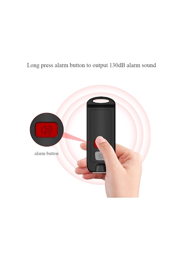 Sones Af-2002 130db Şarj Edilebilir Kurt Önleyici Alarm Kendini Savunma Cihazı Beyaz