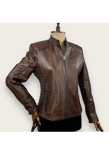 Always Leather Usta İşi Özel Dikim Ceket 1803440003 Kahverengi