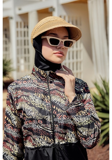 Vizör Hasır Şapka Güneş Koruyucu Siperlik Rş-2105 Camel Bej Camel