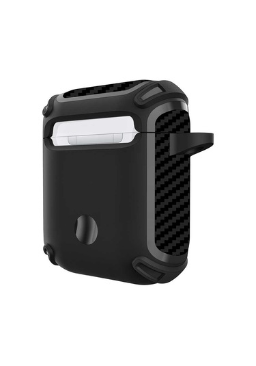 Ekılıf - Airpods 1.nesil Uyumlu - Kılıf Darbelere Karşı Dayanıklı Koruyucu Silikon Kılıf Airbag 26 - Lacivert