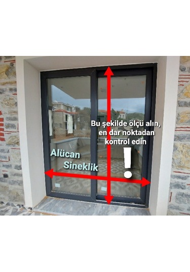 Pileli Sürgülü Katlanır Kapı Sineklik, Çift açılım